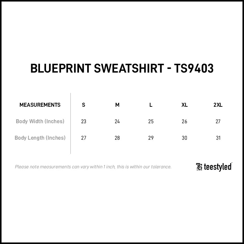 Unisex Blueprint Oversized Sweatshirt {Princeton Tigers}