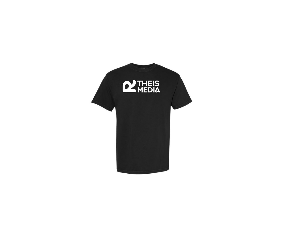 Black Garment Dyed T-Shirt - Adult & Youth (RTheis)