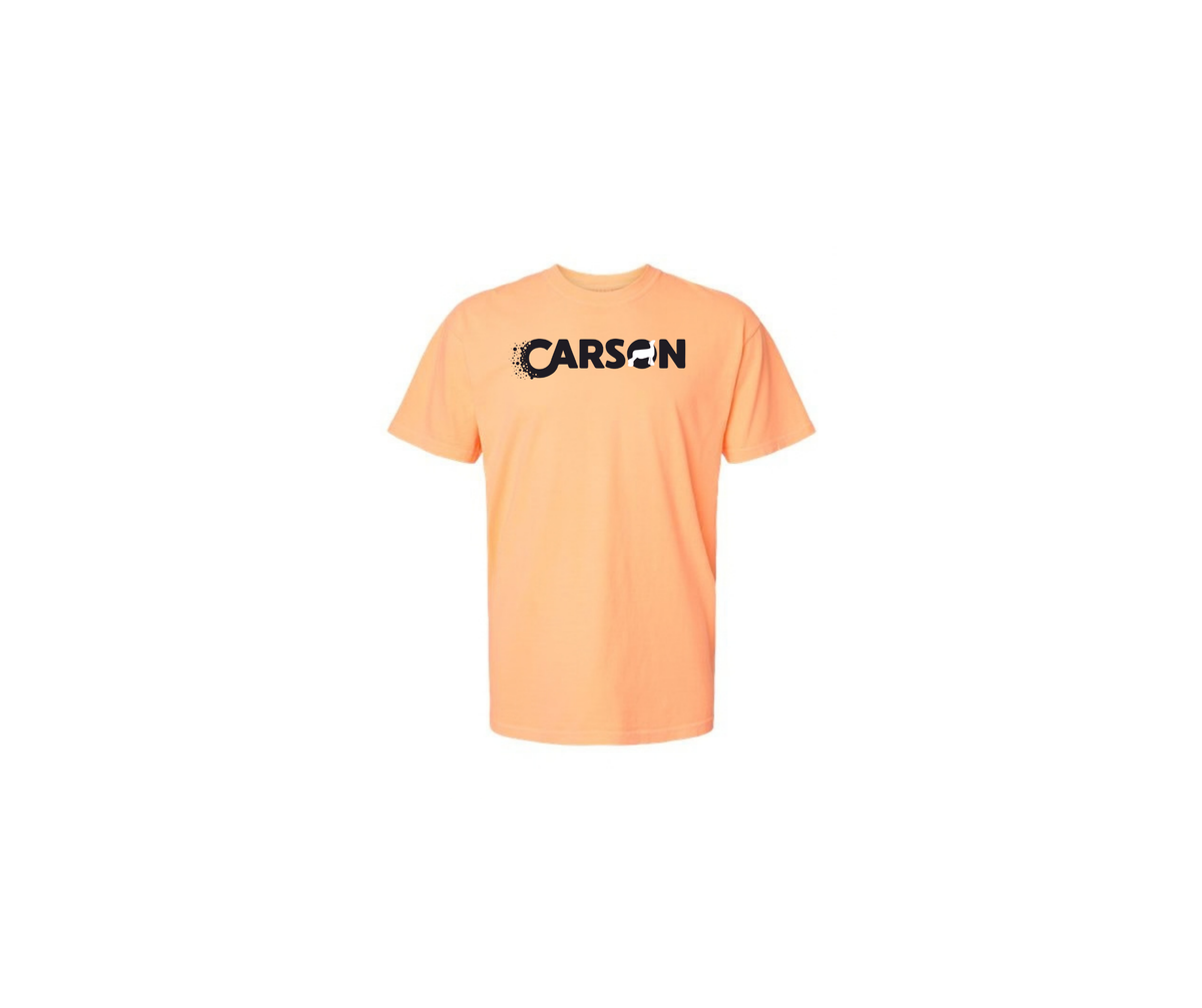Neon Cantaloupe Garment-Dyed T-Shirt - Adult (Carson)