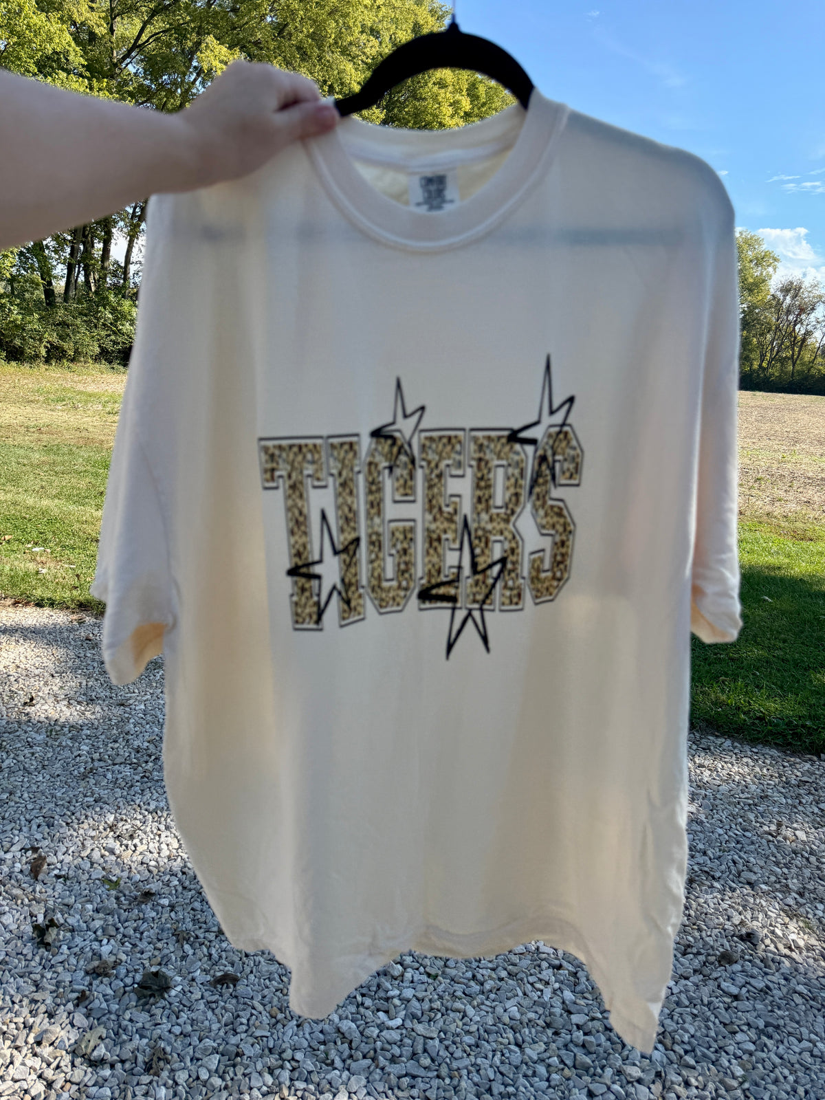 Cheetah - Stars Tigers Comfort Colors Tee