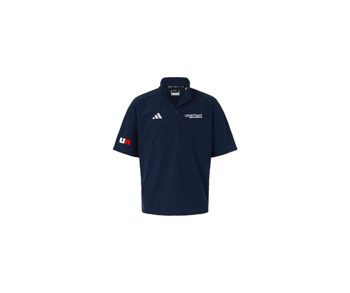 Adidas Short Sleeve Quarter-Zip Pullover - Adult (Platt)