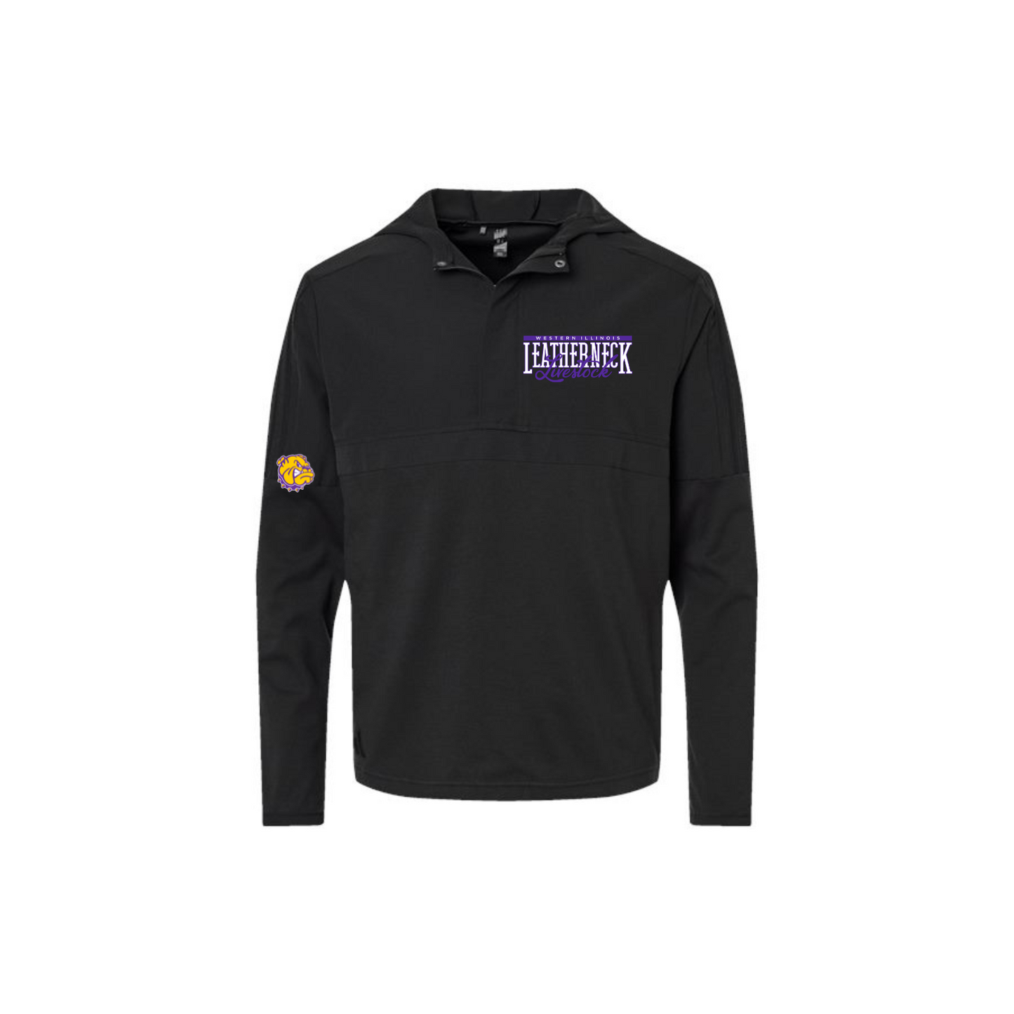 Adidas Half Zip Hooded Anorak - Adult (WIU)