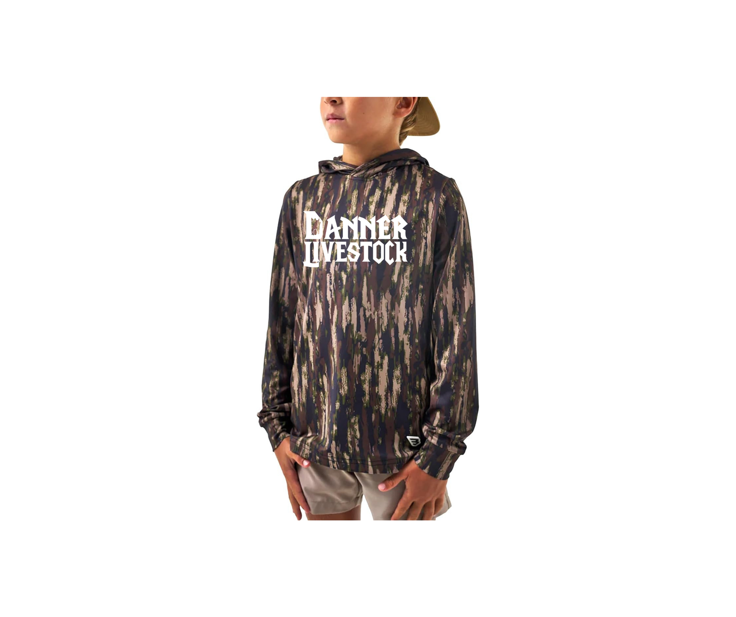 Camo Youth Performance Hoodie - Youth (Danner)