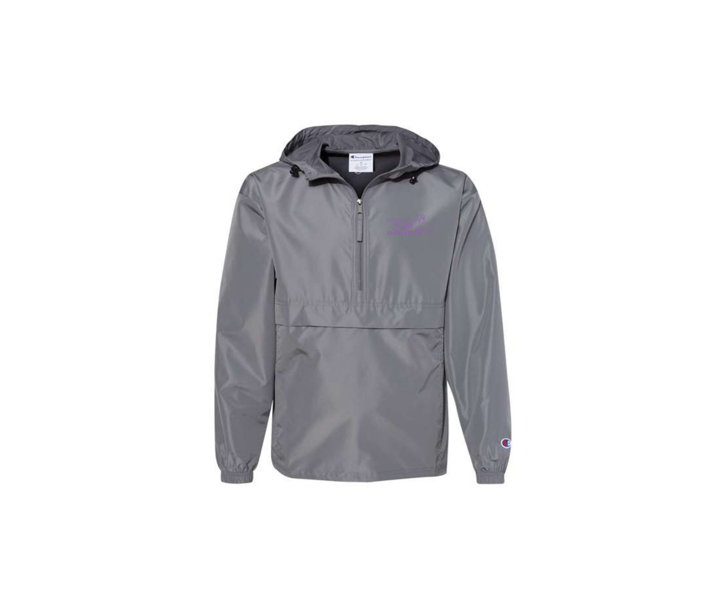 Gray Windbreaker Anorak Pullover - Adult & Youth (KWL)