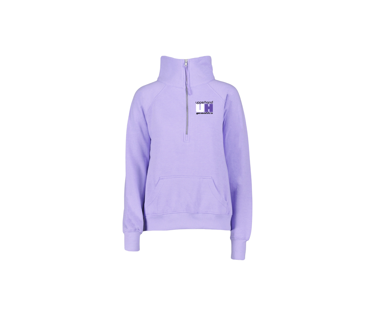 Ladies & Girls Boxy Half Zip Fleece Pullover - Ladies & Girls (Platt)