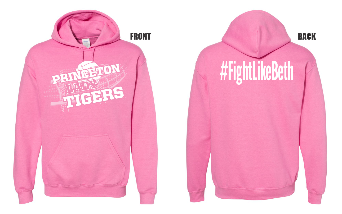 Gildan Heavy Blend Hoodie {FightLikeBeth}