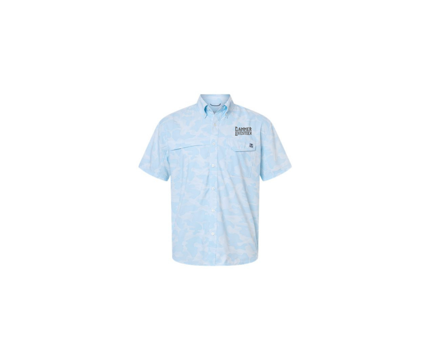 Huk Tidepoint Printed Short Sleeve Shirt - Adult (Danner)