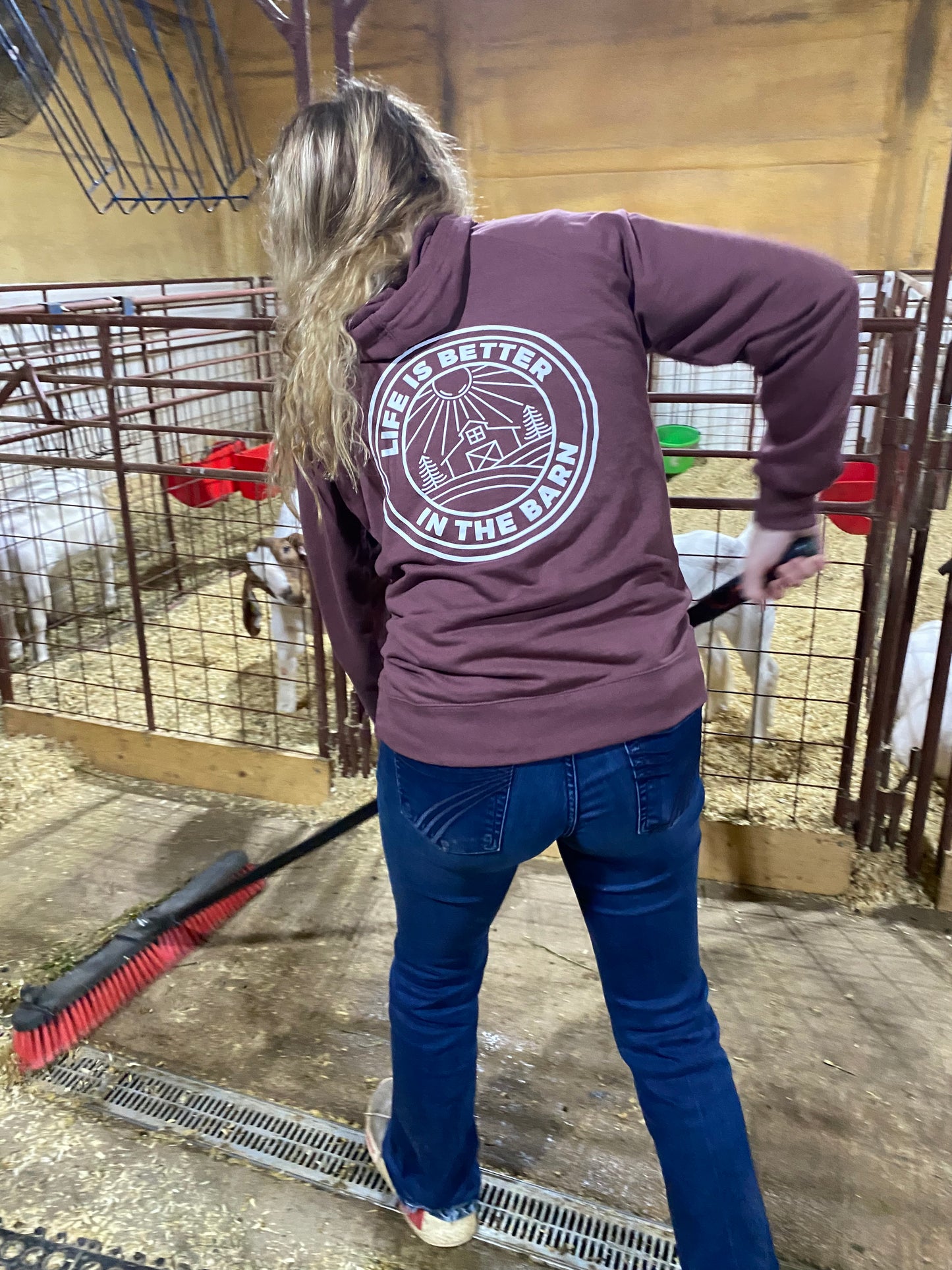 Life is Better in the Barn Hoodie - Adult & Youth (More Barns)