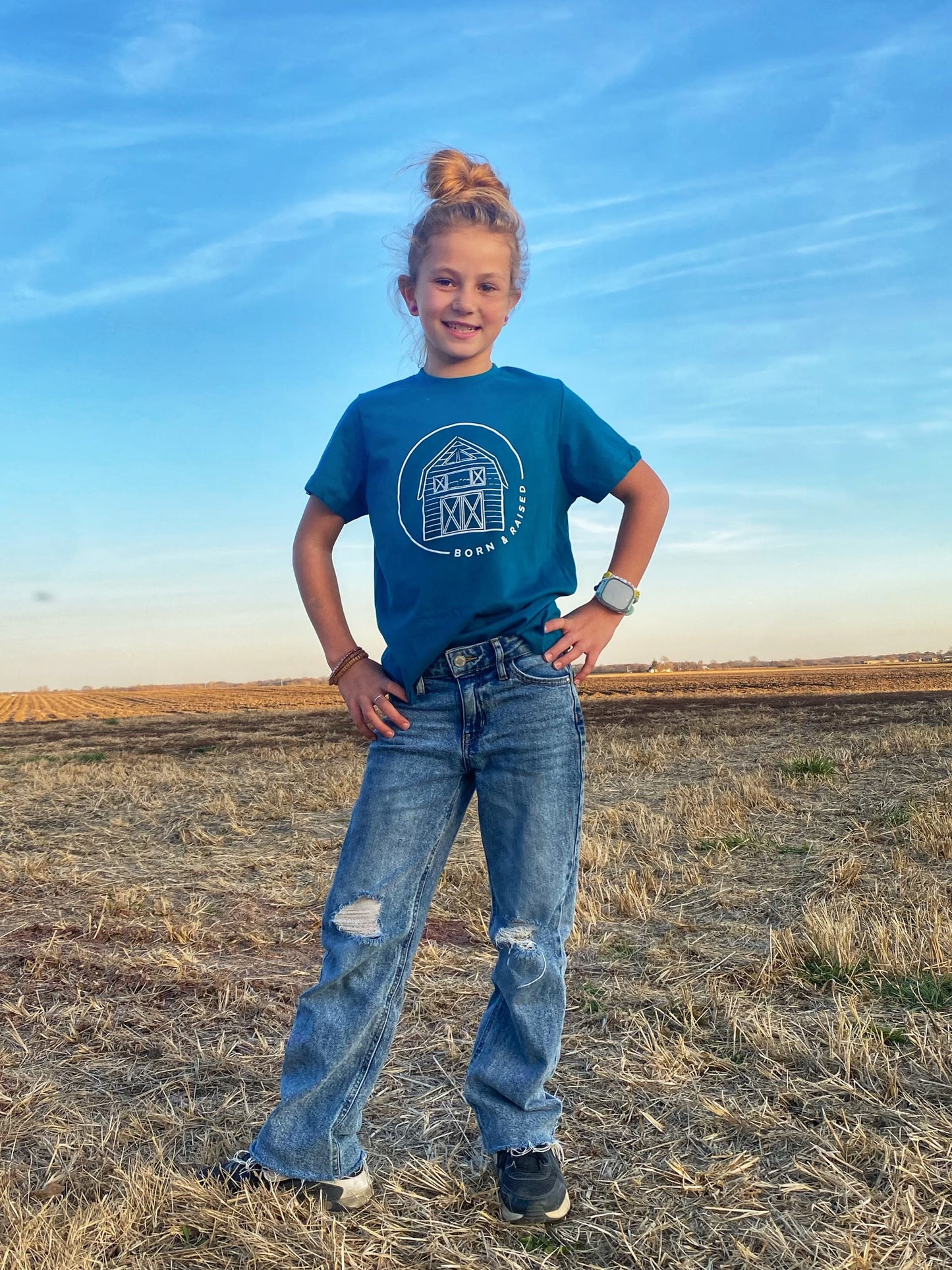 Born & Raised Oceanside Tee - Adult & Youth ( More Barns)