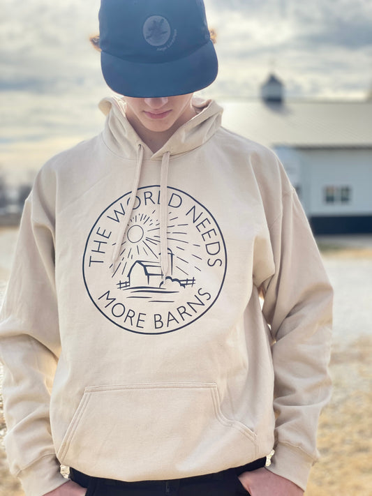 Sand Softstyle Hoodie - Adult (More Barns)
