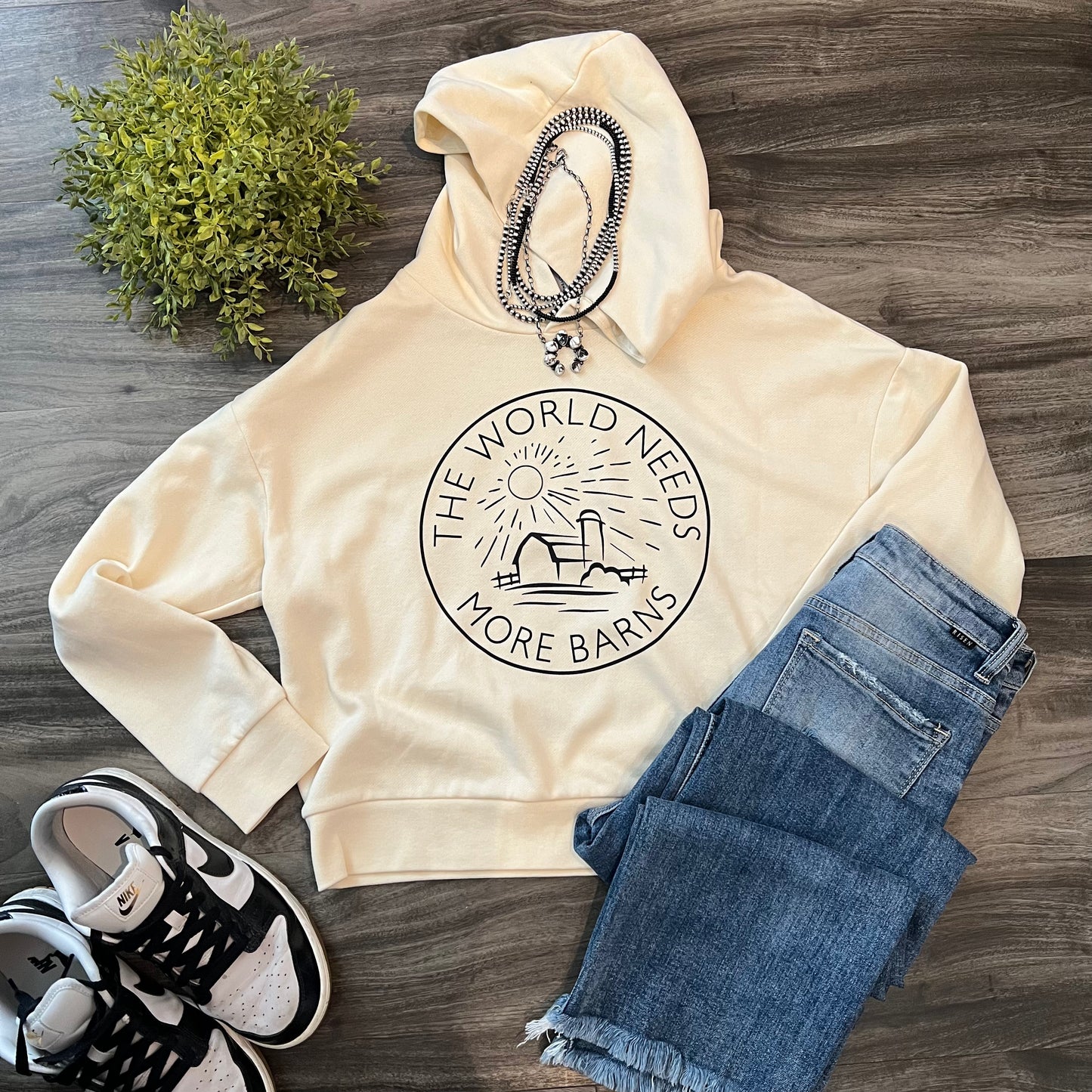 Women's Wave Wash Sunday Hoodie {More Barns}