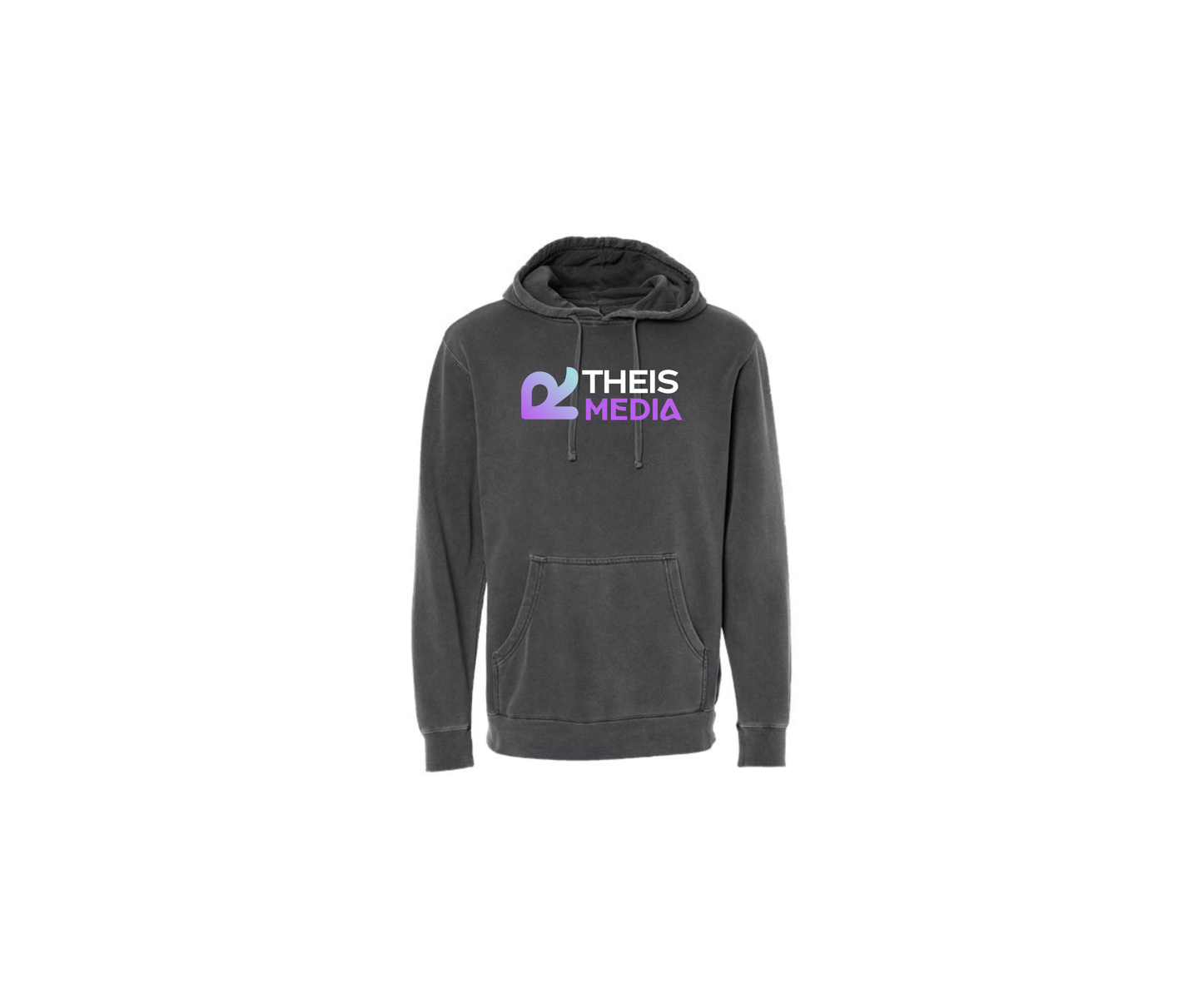 Pigment Black Hooded Sweatshirt - Adult & Youth (Theis)