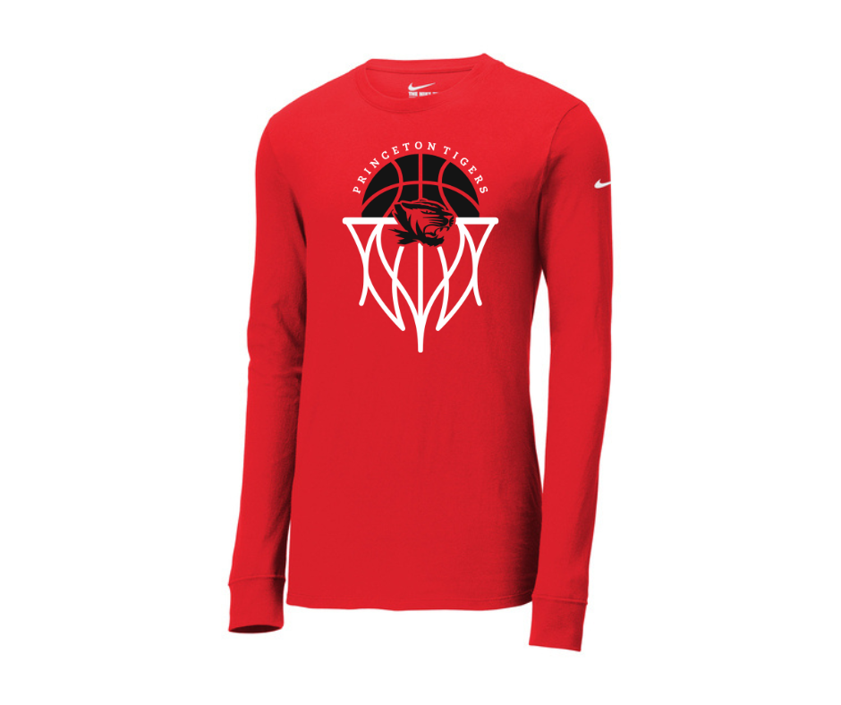Team Edition Nike Long Sleeve {Tiger Basketball}