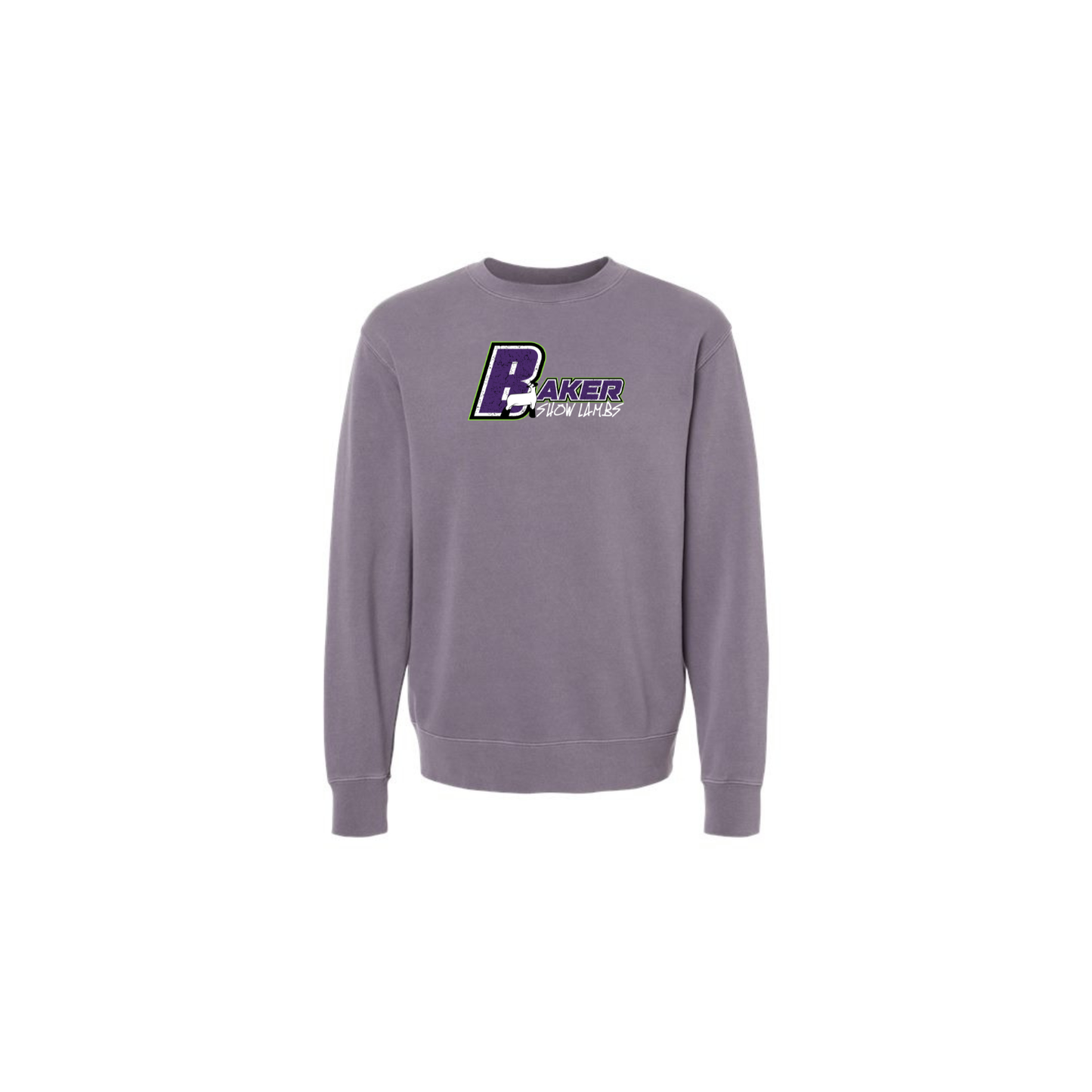 Pigment Plum Crewneck Sweatshirt - Adult & Youth (Baker)