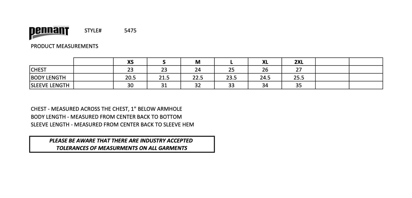 Pennant Womens Standard Crop Crew {Princeton Tigers}
