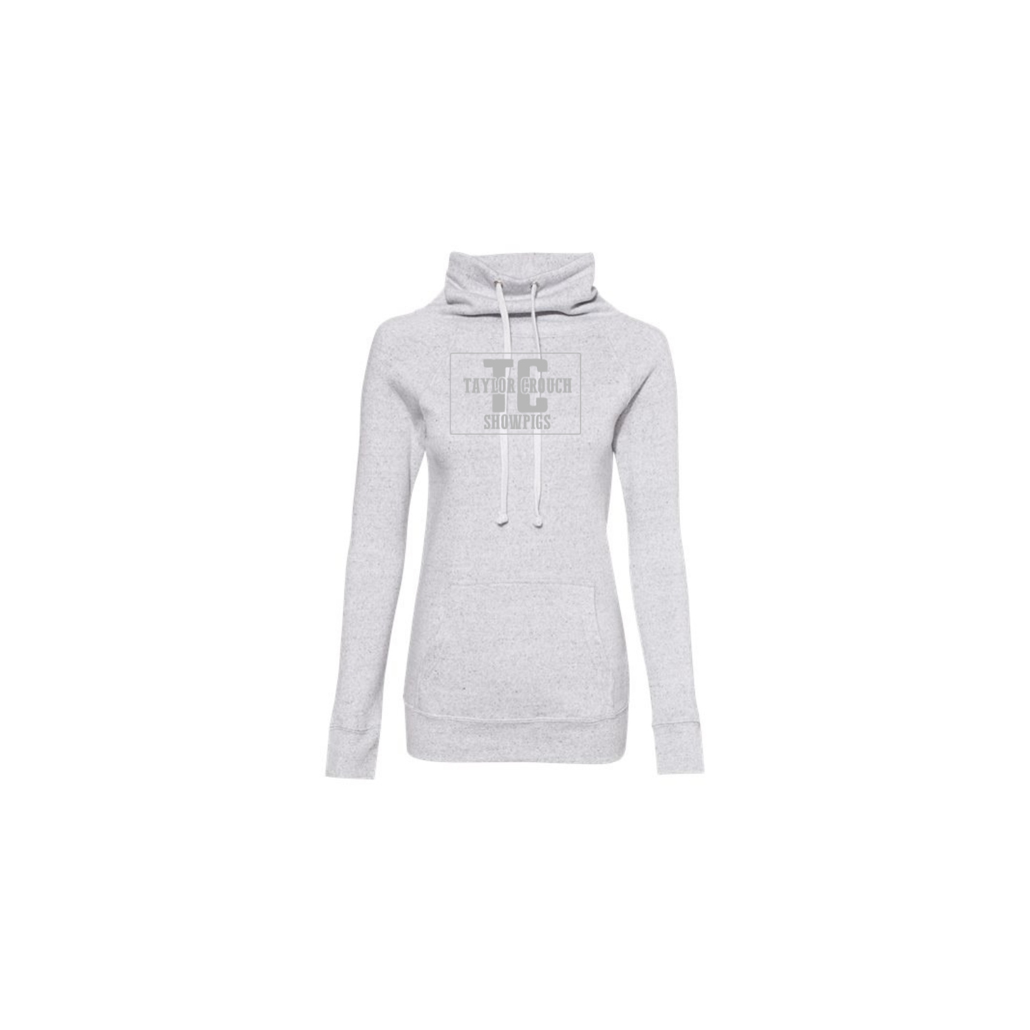 Ladies Space-Dyed Cowl Neck Sweatshirt - Ladies (TC)