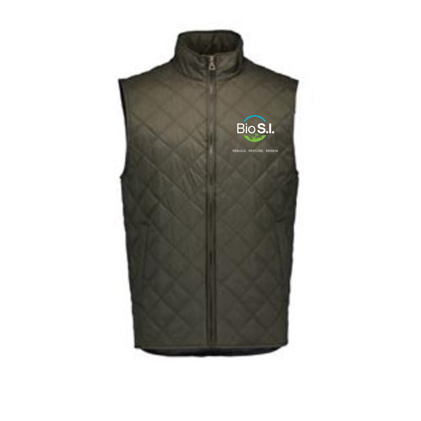 Unisex Vintage Quilted Diamond Vest {Bio S.I.}