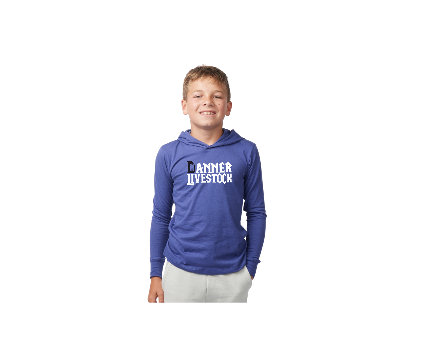 Youth Essential Long Sleeve Hooded Tee - Youth (Danner)