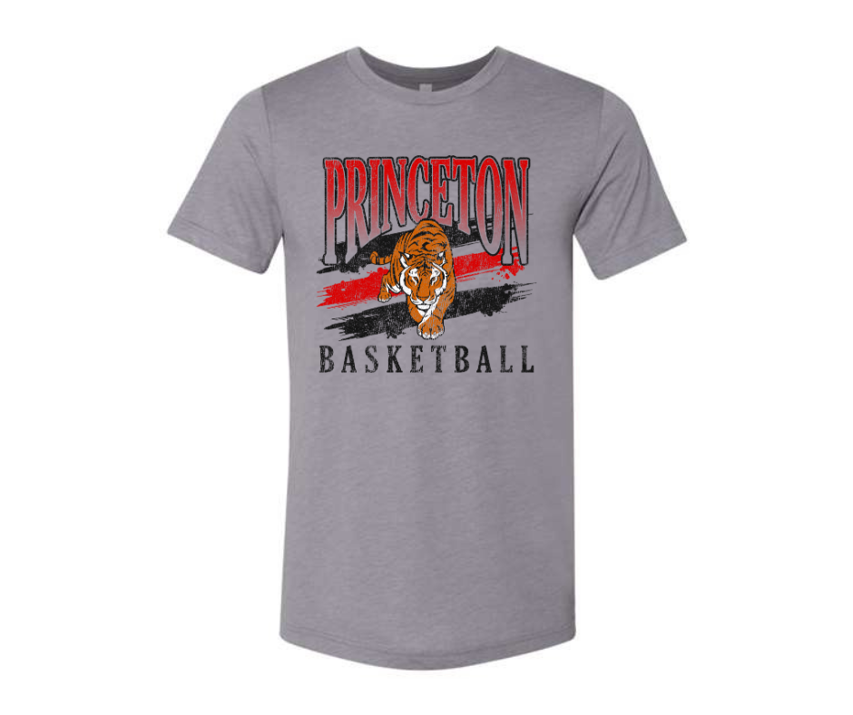 Vintage Bella Tee {Tiger Basketball}
