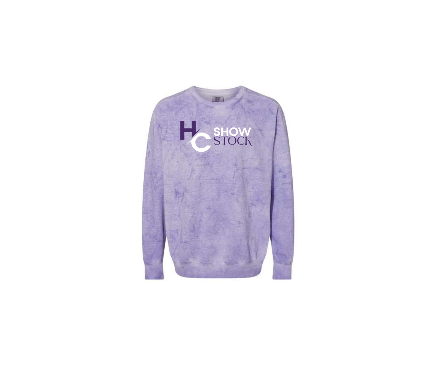 Purple Tie Dye Crewneck - Adult (Heff)