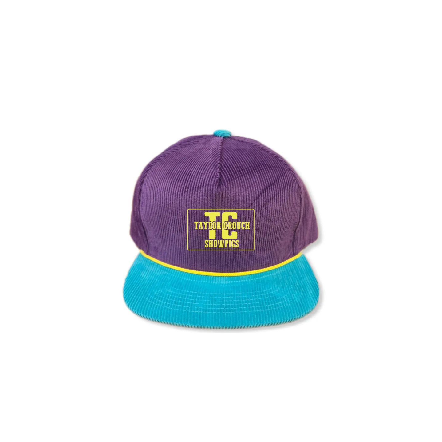 Two Tone Corduroy Rope Snapback Hat