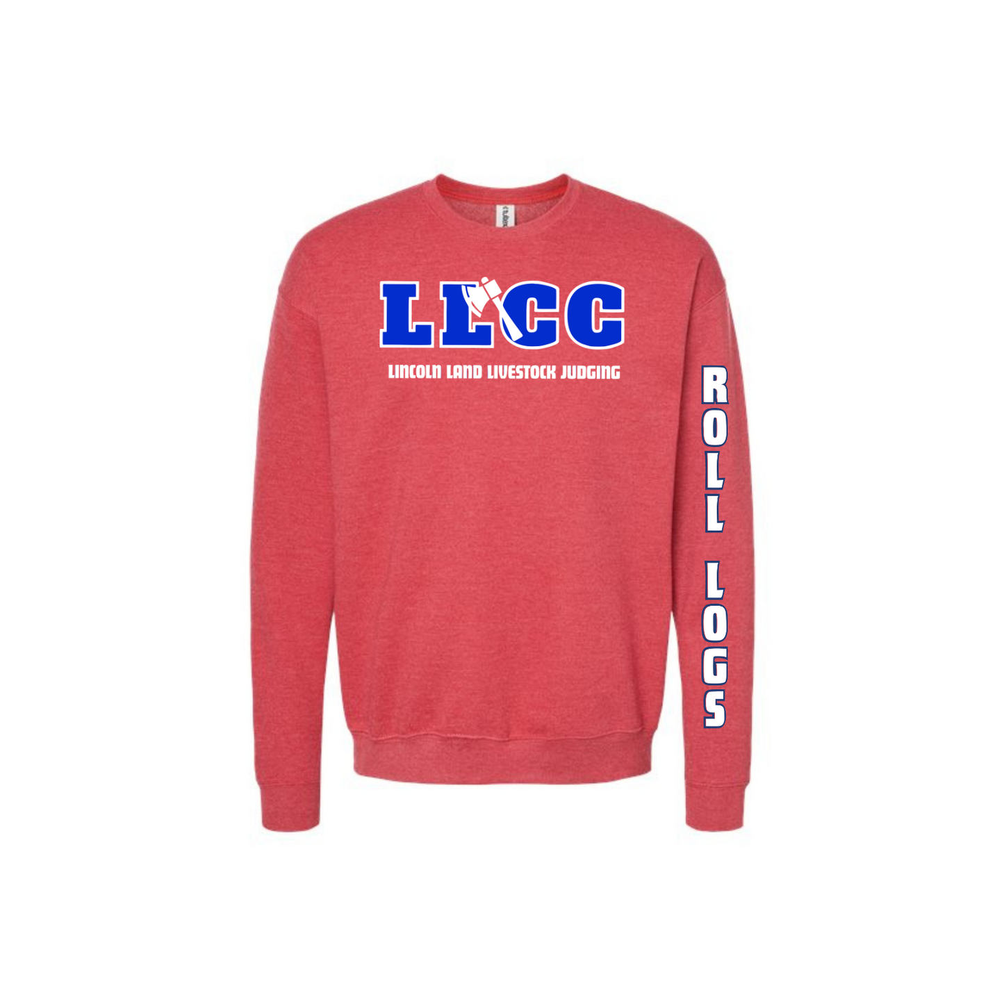 Heather Red Tultex Crewneck Sweatshirt - Adult & Youth (LLCC)