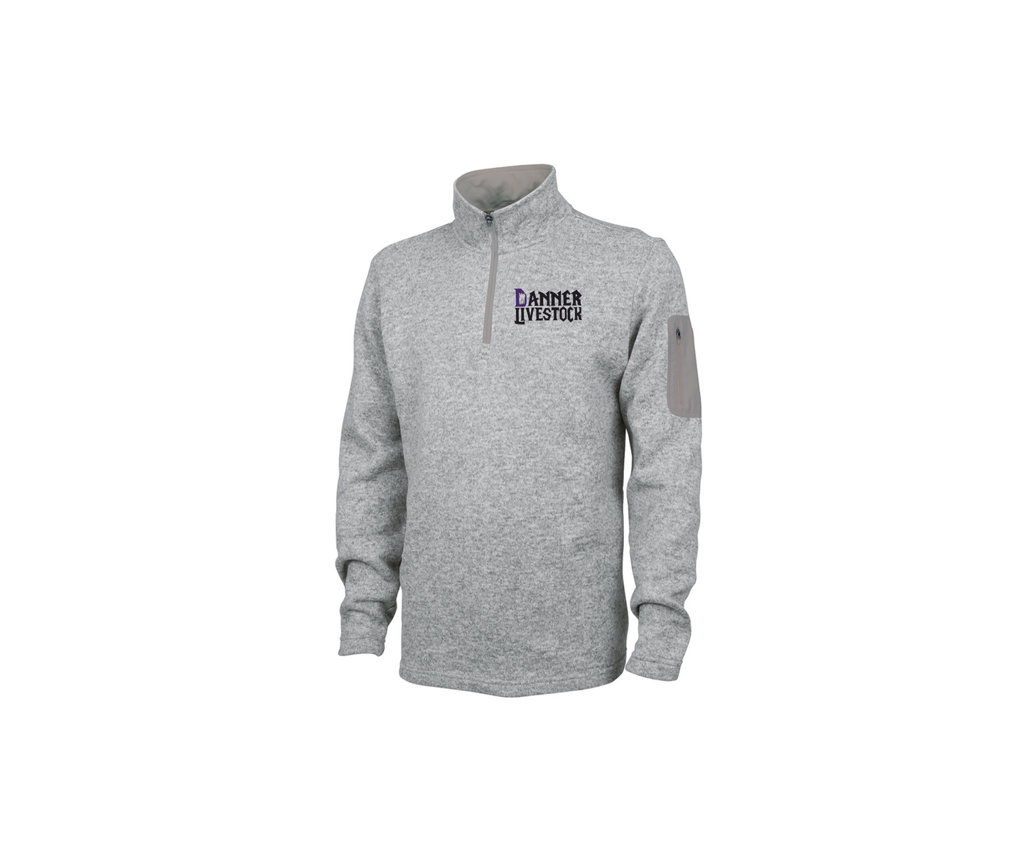 Heathered Fleece Quarter Zip Pullover - Adult (Danner)