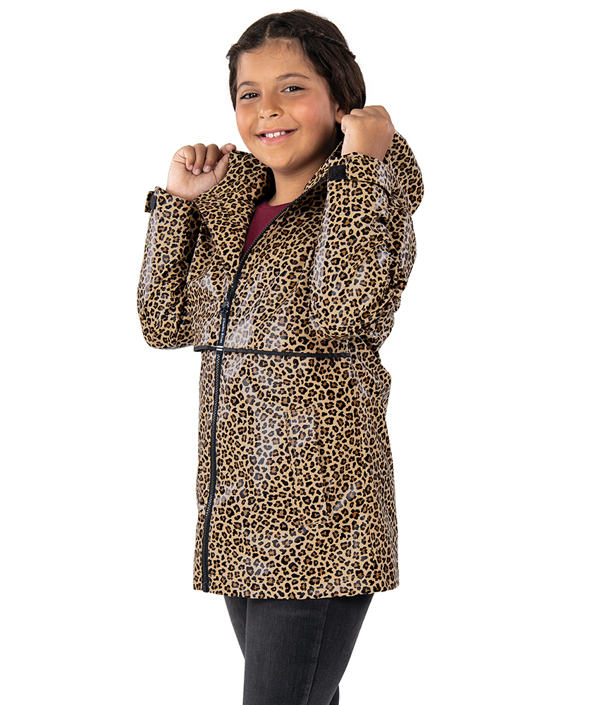 The Leopard Lovers Rain Jacket {Girls}