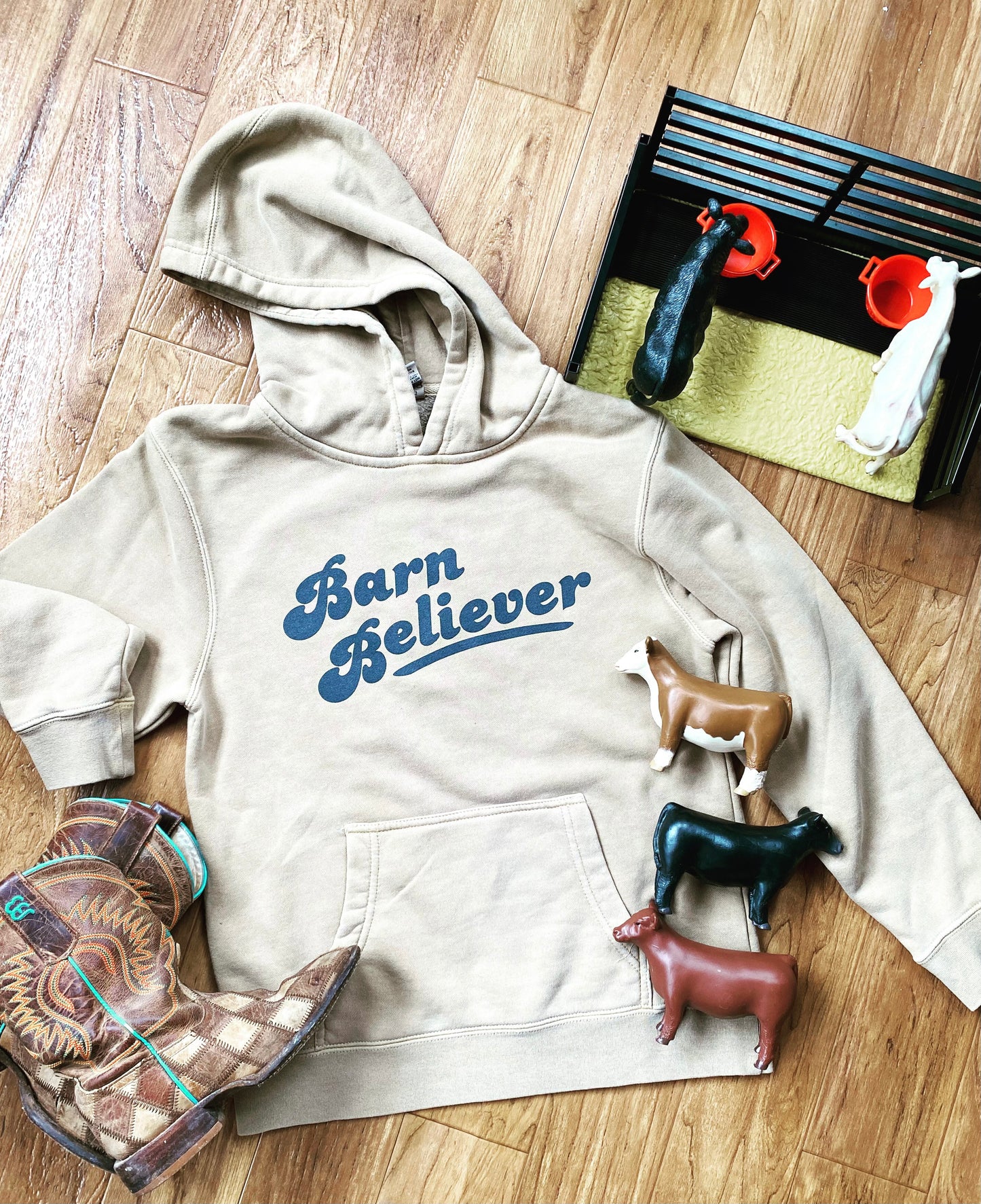 Barn Believer Hooded Sweatshirt- Adult & Youth (More Barns)