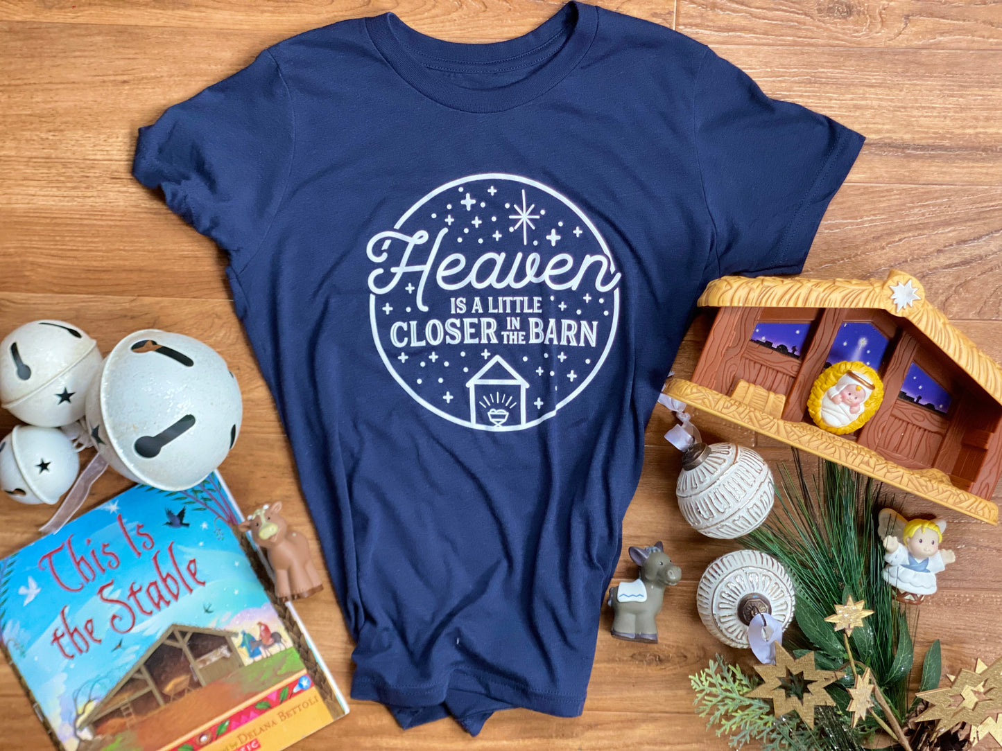 Navy Bella Tee - Adult & Youth (Heaven)