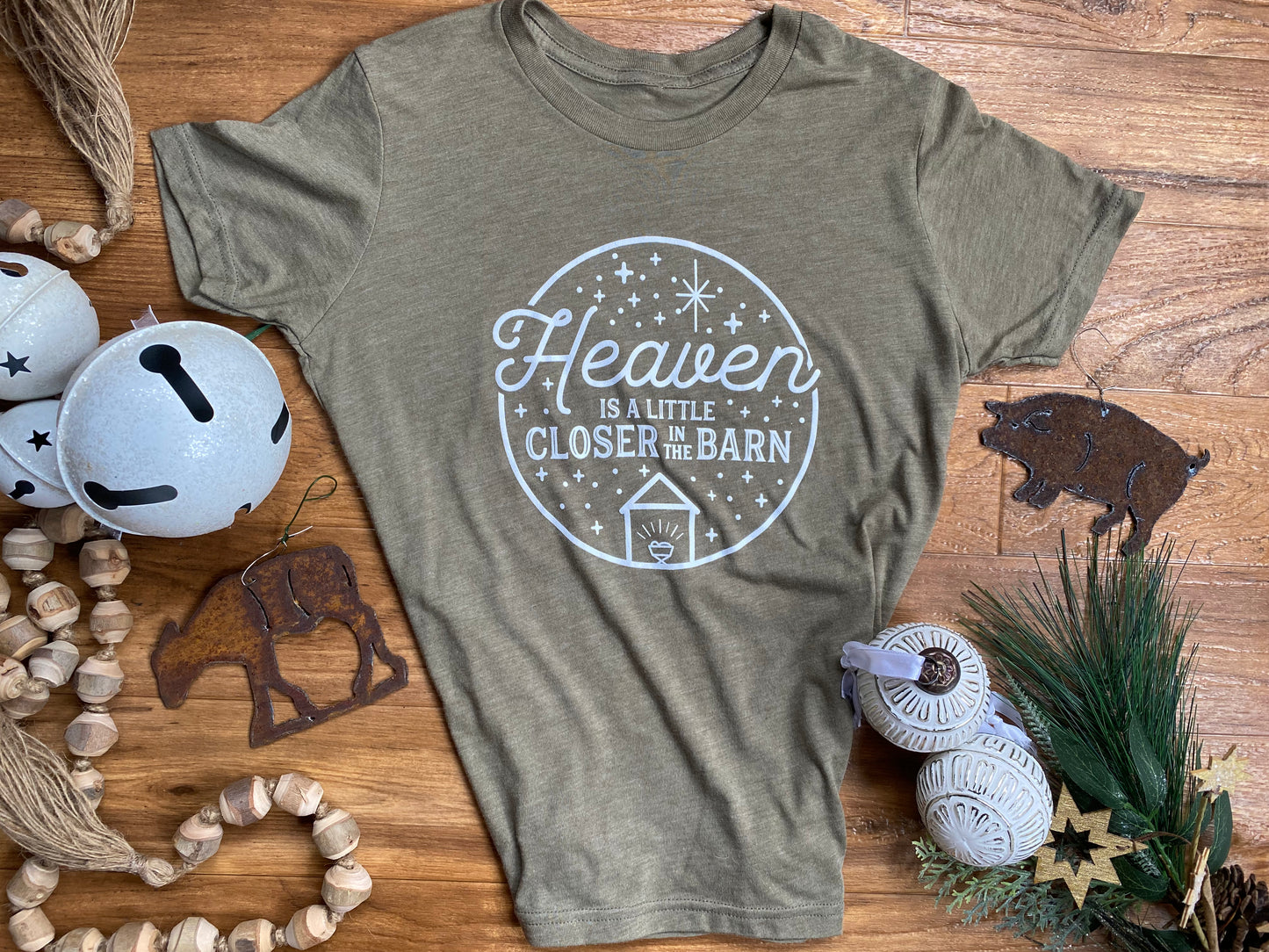 Military Green Bella Tee - Adult & Youth (Heaven)