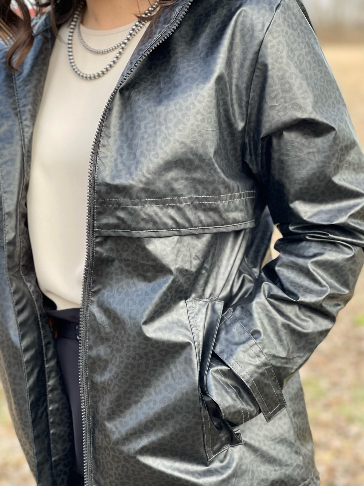 The Leopard Lovers Rain Jacket