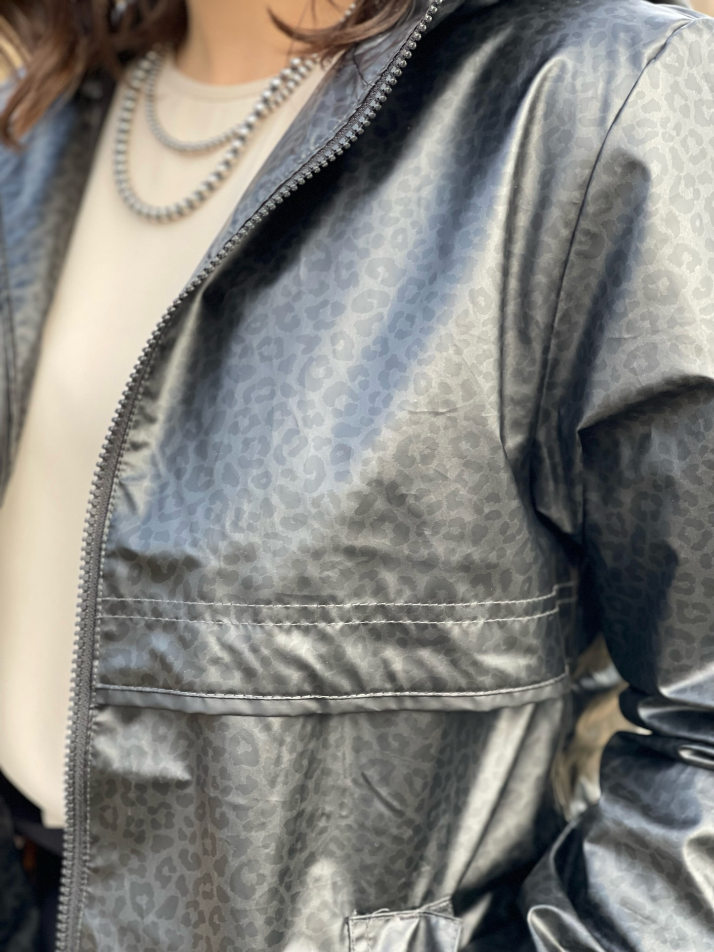The Leopard Lovers Rain Jacket