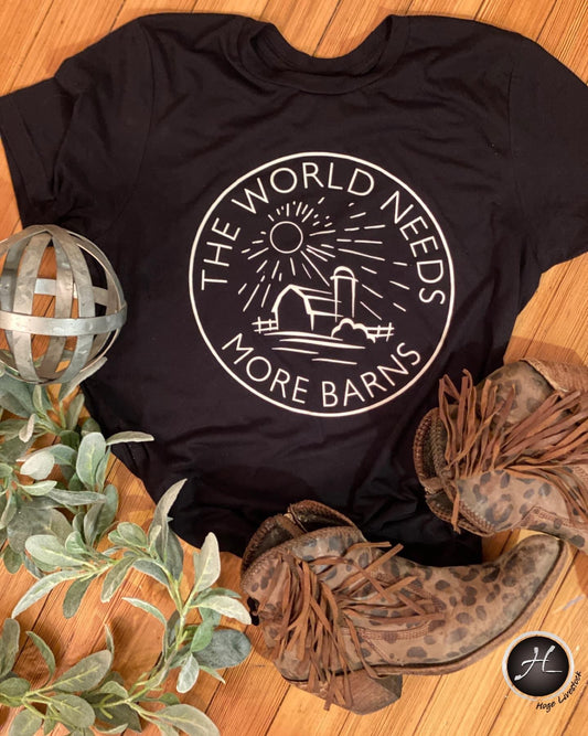 Bella Canvas Triblend Black Short Sleeve - Adult & Youth (More Barns)