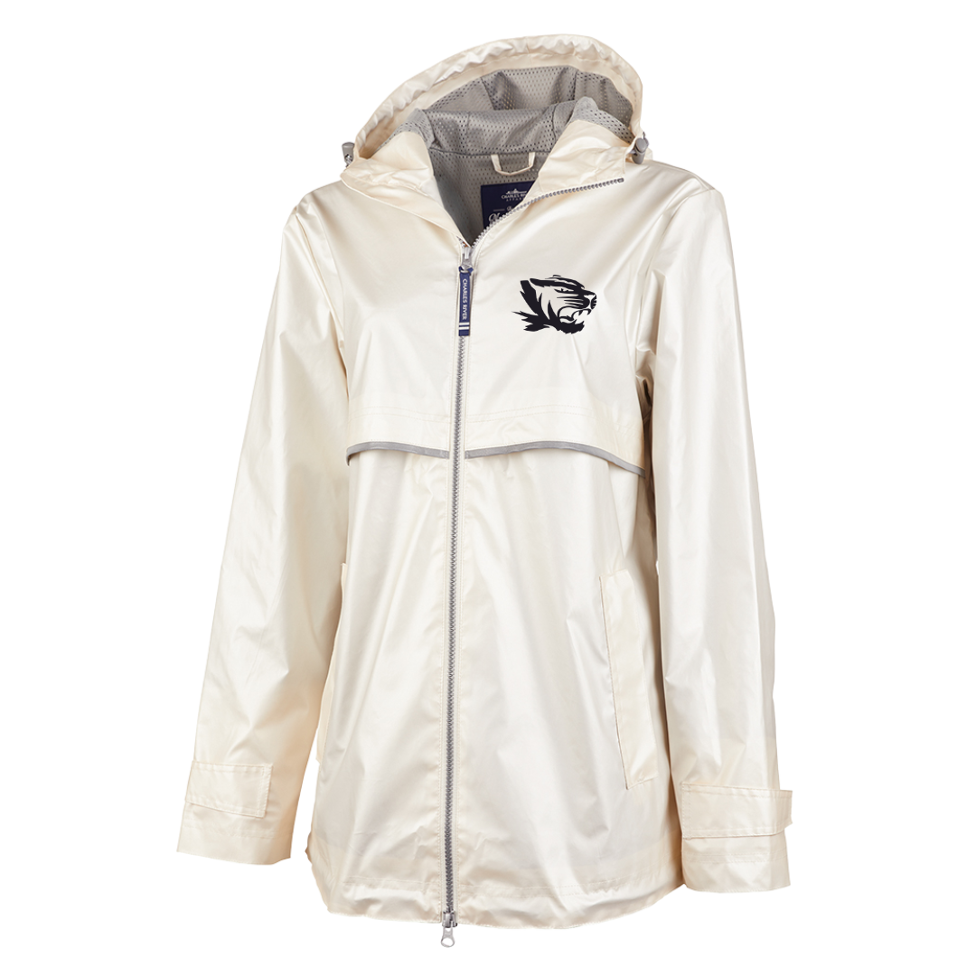 Women's Metallic Rain Jacket {Tiger Track}