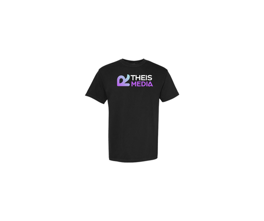 Black Garment Dyed T-Shirt - Adult & Youth (RTheis)
