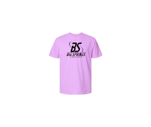 Neon Violet Garment-Dyed T-Shirt - Adult (Big Springs)