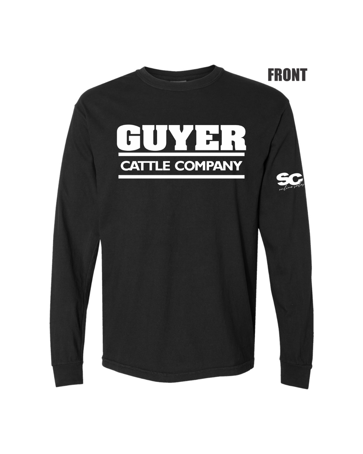 Garment Dyed Long Sleeve Tee - Adult (Guyer)