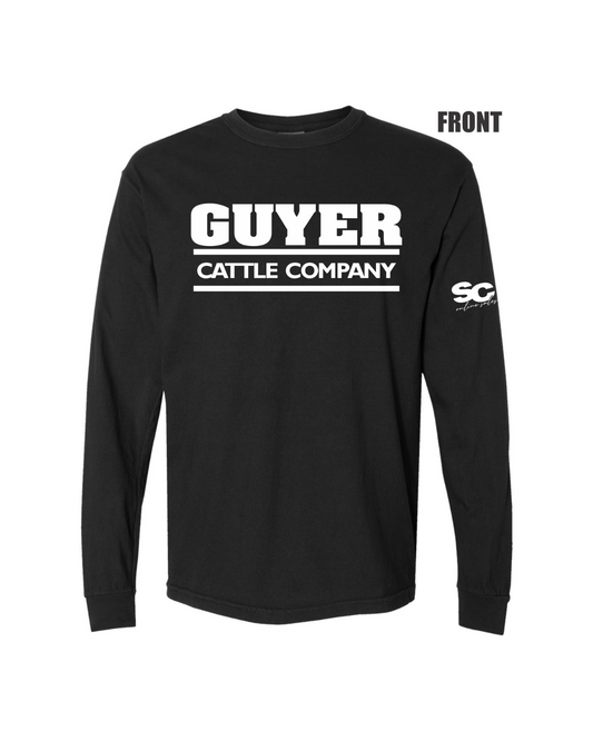 Garment Dyed Long Sleeve Tee - Adult (Guyer)