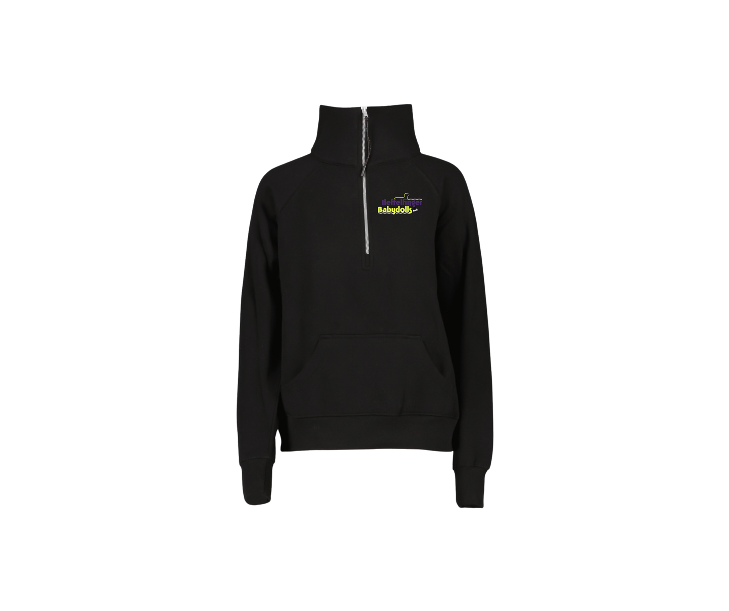 Ladies Quarter Zip Fleece Pullover - Heffelfinger Babydolls - Ladies & Youth (Heff)