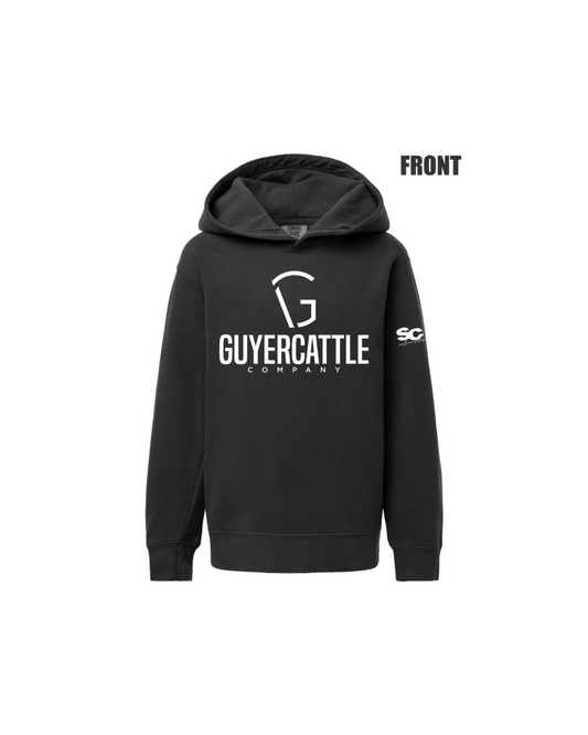 Youth Garment Dyed Hooded Sweatshirt - Youth (Guyer)