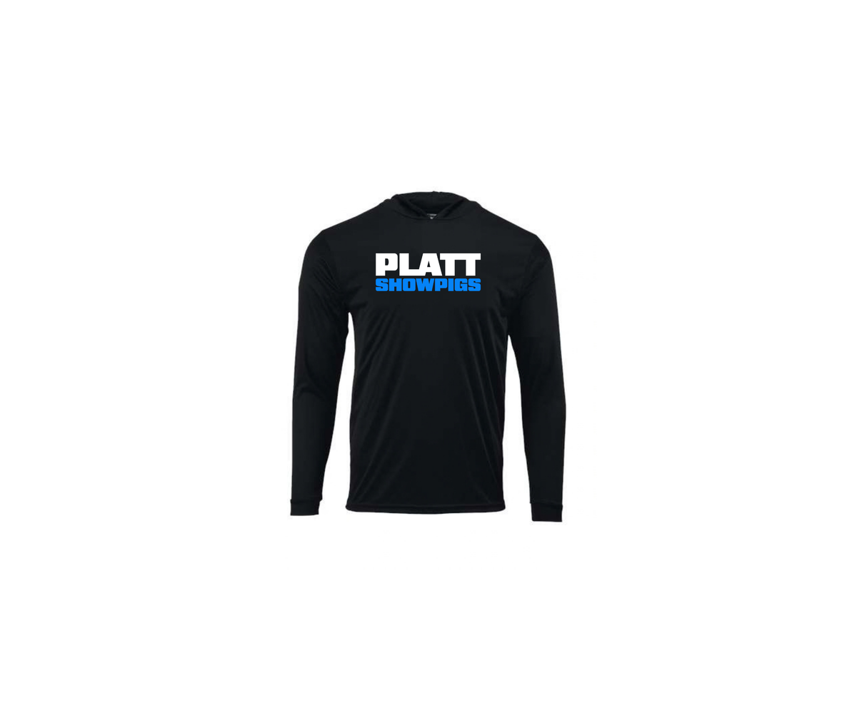 Youth Performance Hooded Long Sleeve T-Shirt - Youth (Platt)