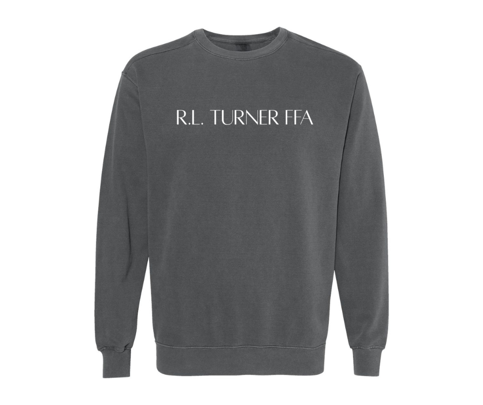 Simple Text Independent Pigment Dyed Crewneck {Turner FFA} (Copy)