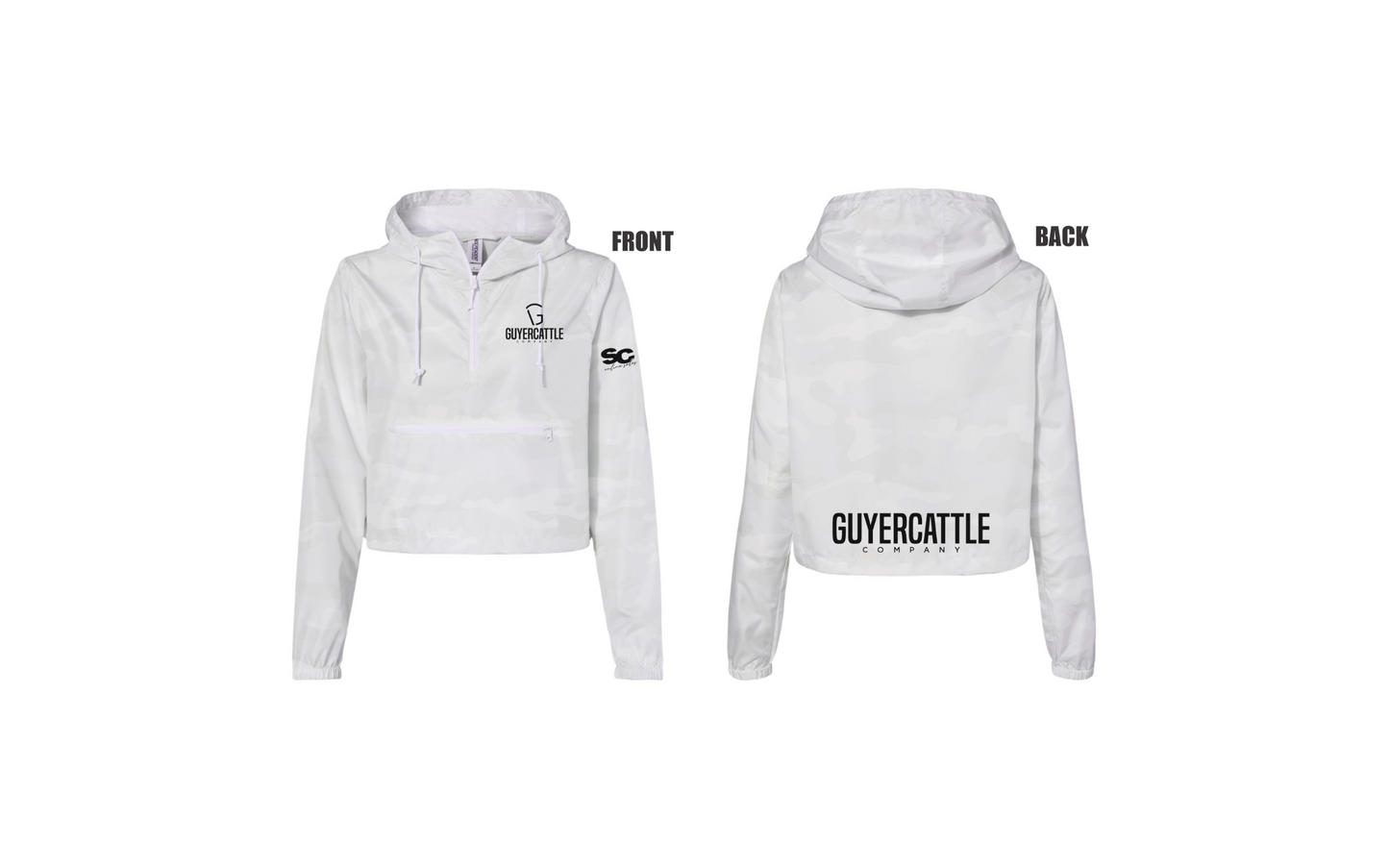 Ladies Crop Windbreaker - Ladies (Guyer)