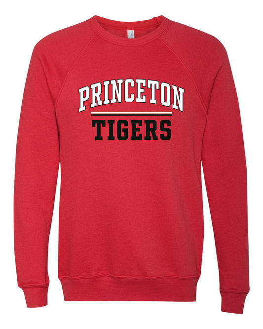 Bella Raglan Fleece Crewneck {Princeton Tigers}