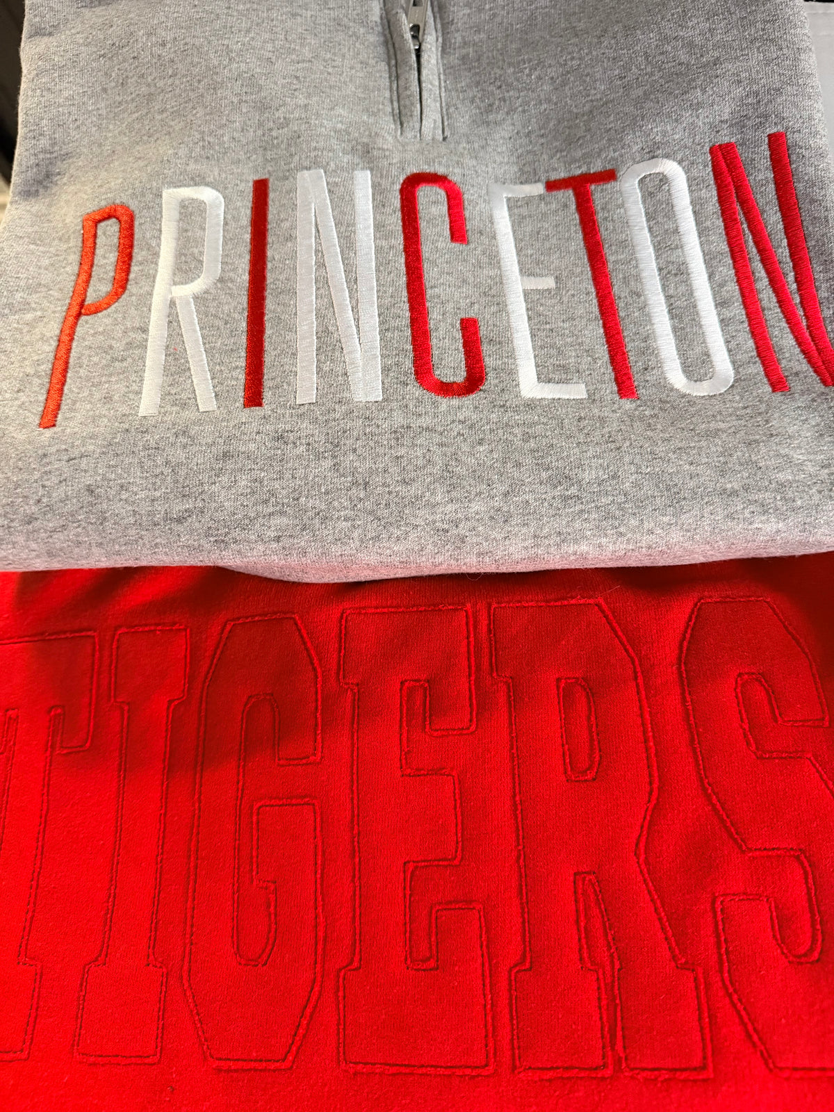 Monochrome Embroidered Crew PRE-ORDER {Tigers}
