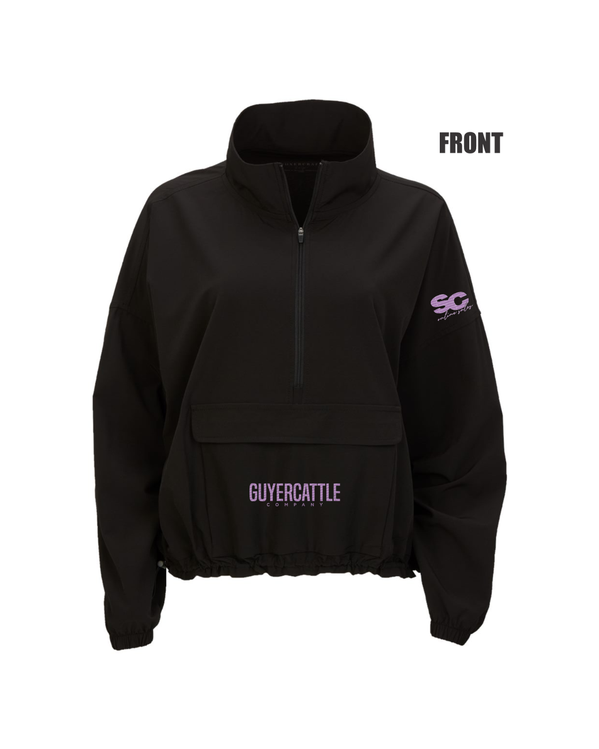 Ladies Boxercraft Quarter-Zip Pullover- Ladies (Guyer)