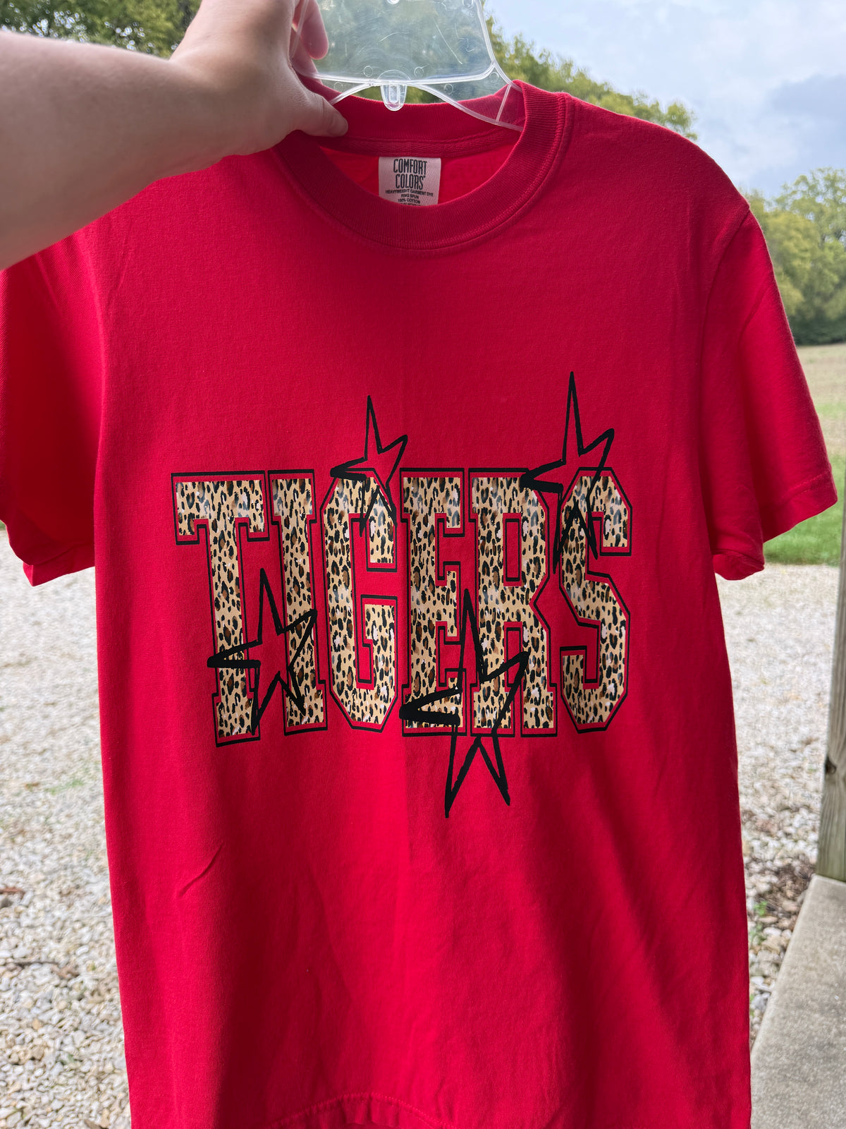 Cheetah - Stars Tigers Comfort Colors Tee