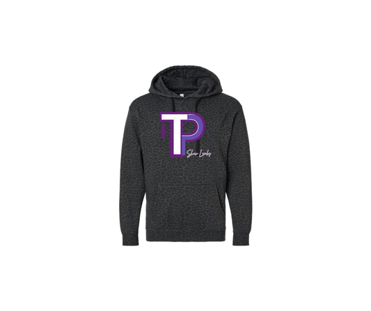 Black Leopard Fleece Hoodie - Adult & Youth (TP)