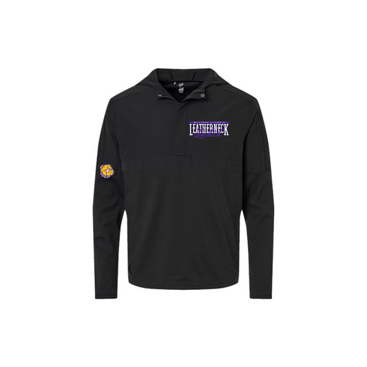Adidas Half Zip Hooded Anorak - Adult (WIU)